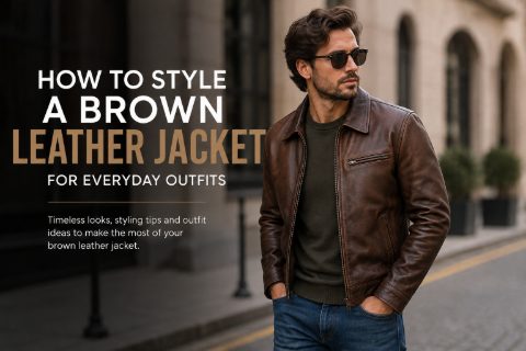 How to Style a Brown Leather Jacket for Everyday Outfits